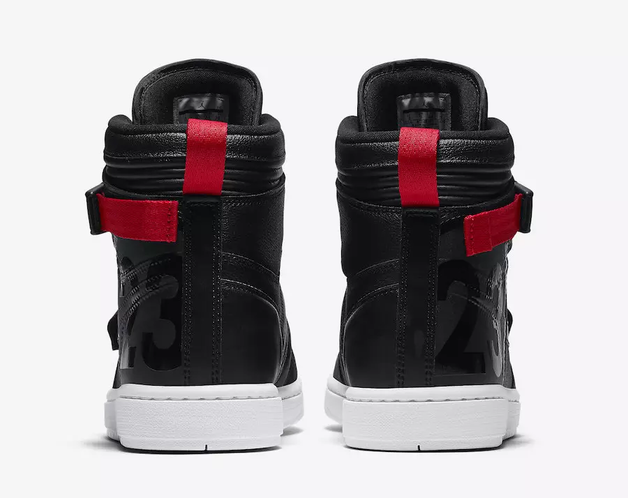 Air Jordan 1 Moto Negru Roșu Alb AT3146-001 Data lansării