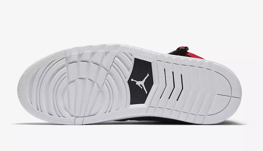 Air Jordan 1 Moto Negru Roșu Alb AT3146-001 Data lansării