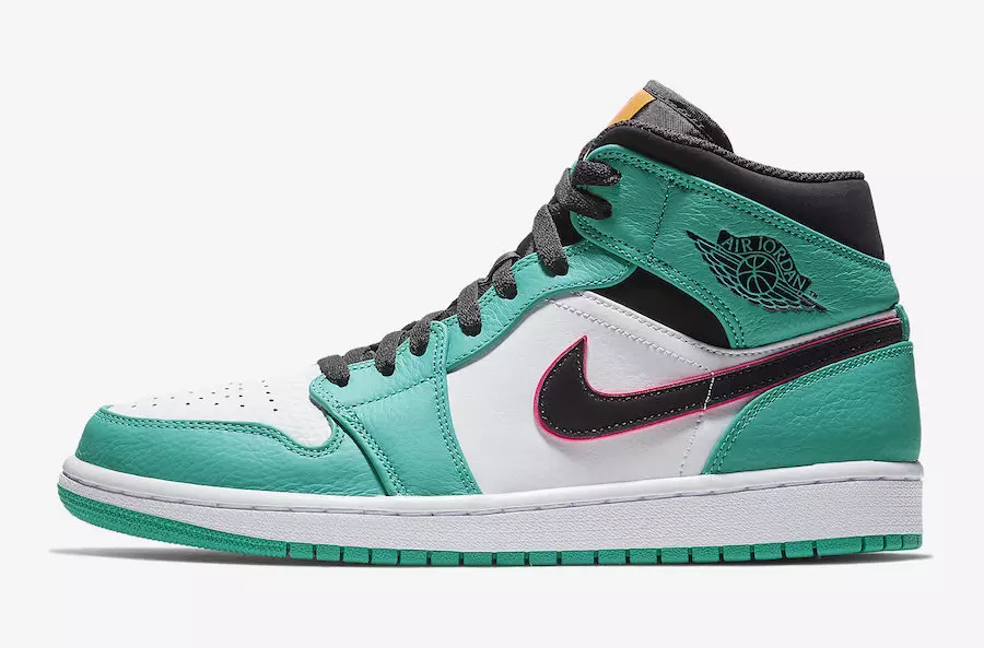 Air Jordan 1 Mid South Beach Turbo Green 852542-306 Dátum vydania