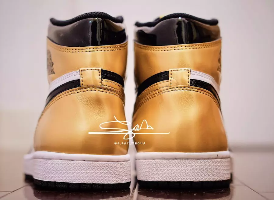 Air Jordan 1 Gold Toe 861428-007 Tarehe ya Kutolewa