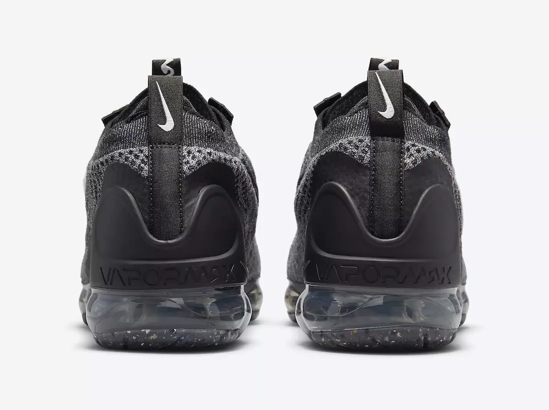 Nike Air VaporMax 2021 שוואַרץ ווייַס אַנטראַסייט DC9394-001 מעלדונג טאָג