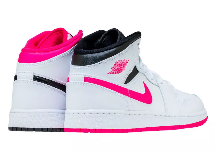 Air Jordan 1 Orta Hiper Pembe 555112-106