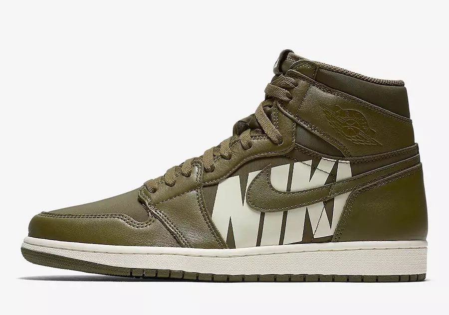 Air Jordan 1 High OG Olive Canvas 555088-300 Releasedatum