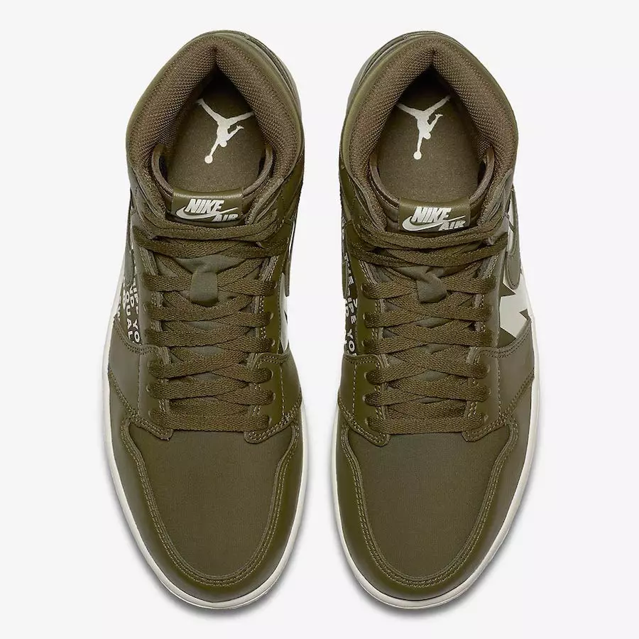 Air Jordan 1 High OG Olive Canvas 555088-300 Datum izdavanja