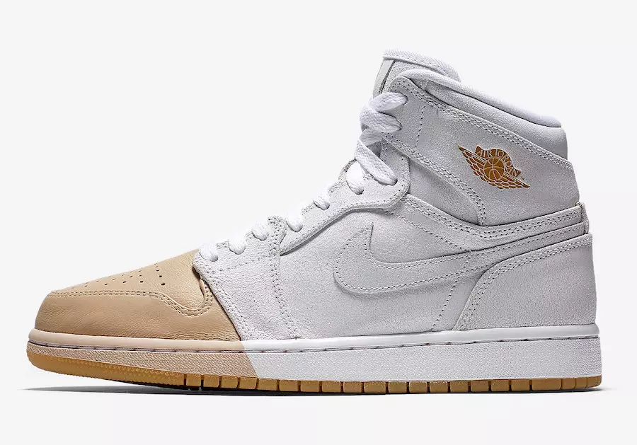 Air Jordan 1 Orta Tan Burun AH7389-107-