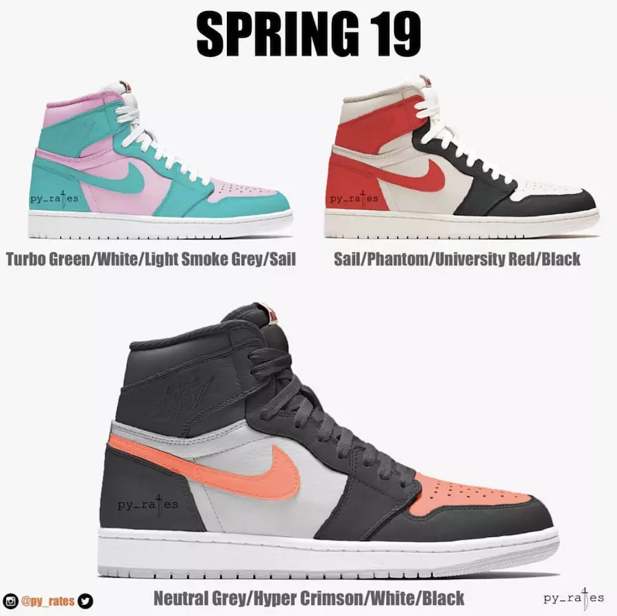 Air Jordan 1 Retro High OG Spring 2018