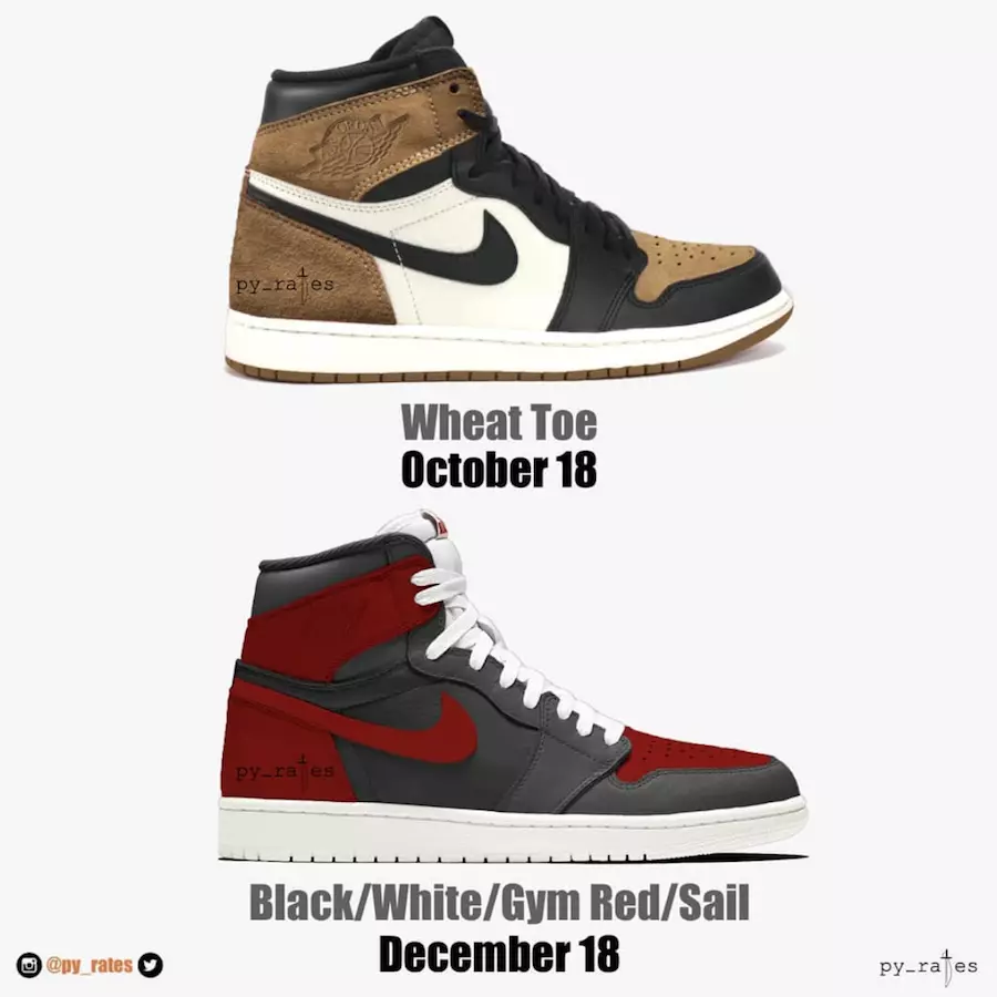 Air Jordan 1. Oktober Dezember 2018