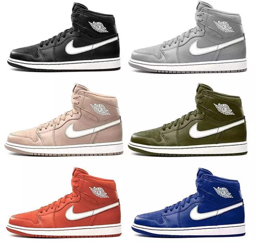 Air Jordan 1 Canvas Leahter Pack