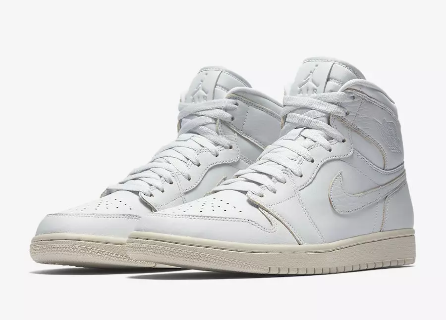 Air Jordan 1 Дээд зэрэглэлийн цэвэр платинум цөлийн элс