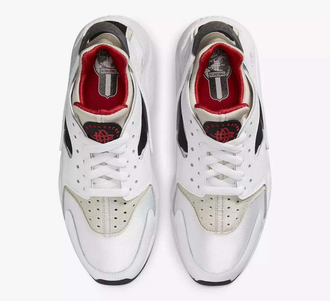 Nike Air Huarache White Black Red DV6018-100 Release Datum