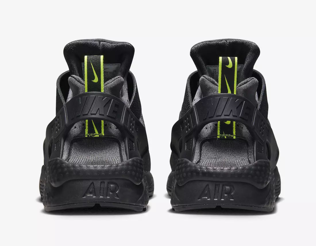 Nike Air Huarache Black Neon DZ4499-001 Data lansării