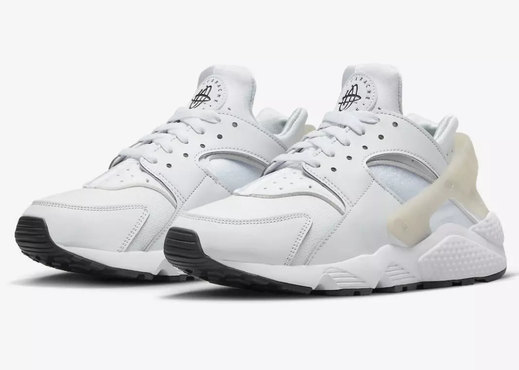 Nike Air Huarache Hvit Svart DR5726-001 Utgivelsesdato