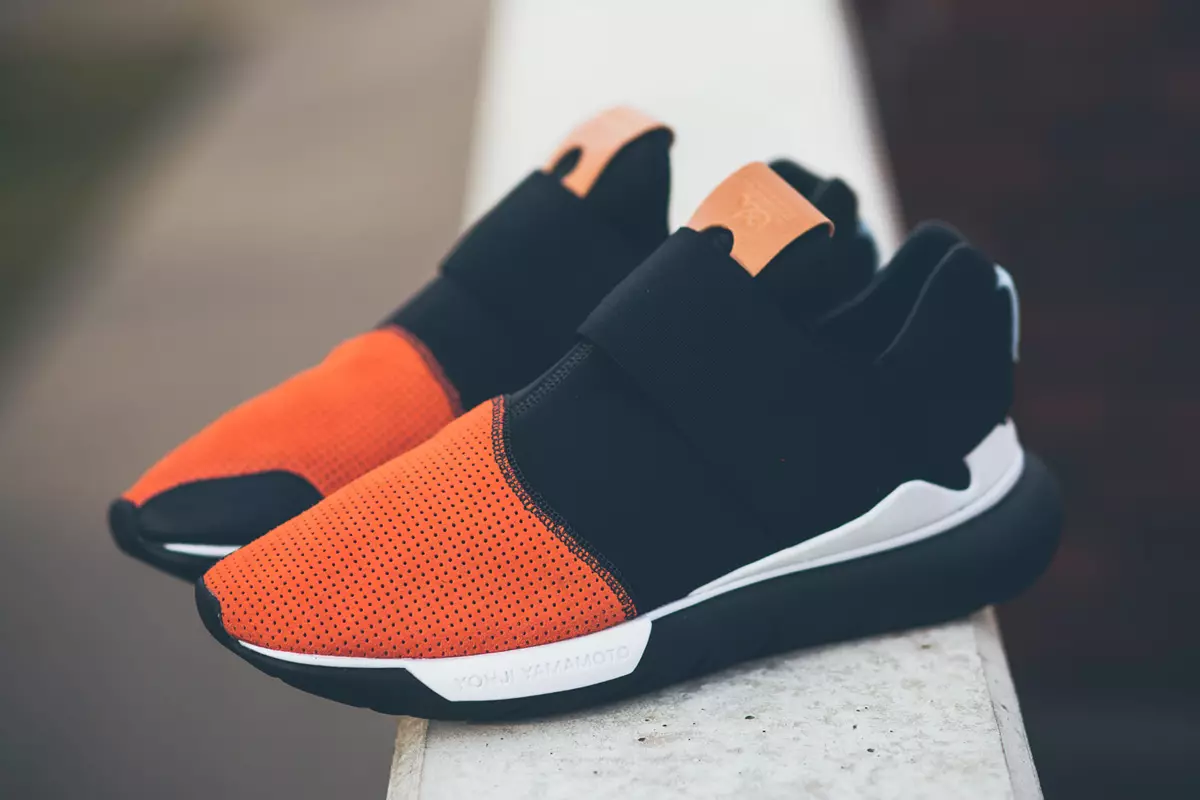 adidas Y-3 Qasa Low II «черный/оранжевый» 67738_1