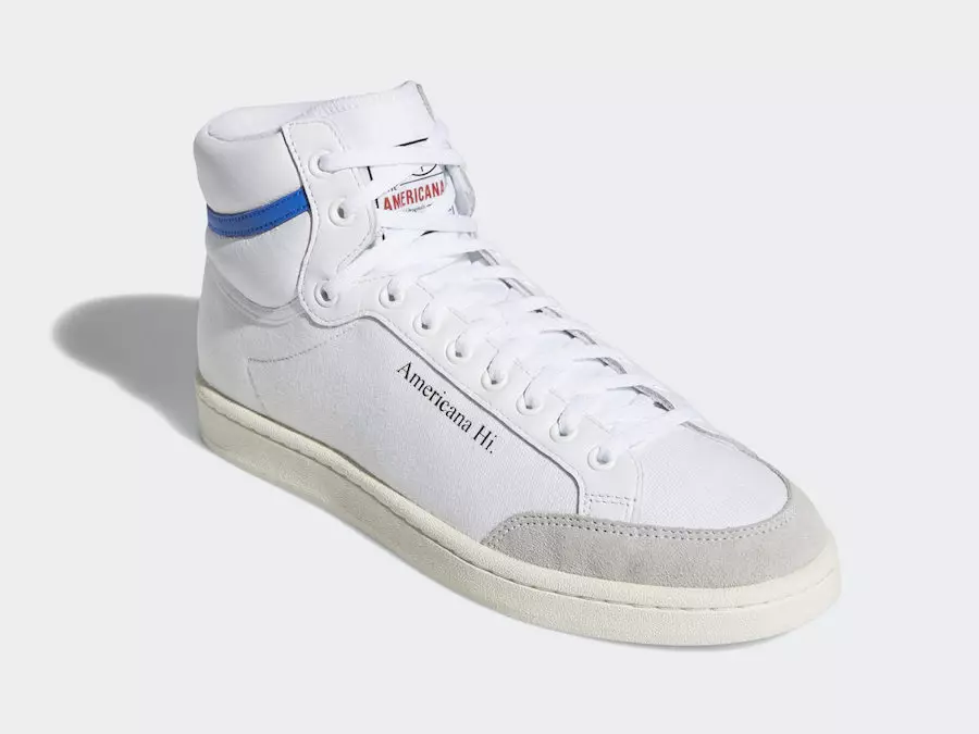 Adidas Americana Hi EG5522 Branco Azul Data de Lançamento