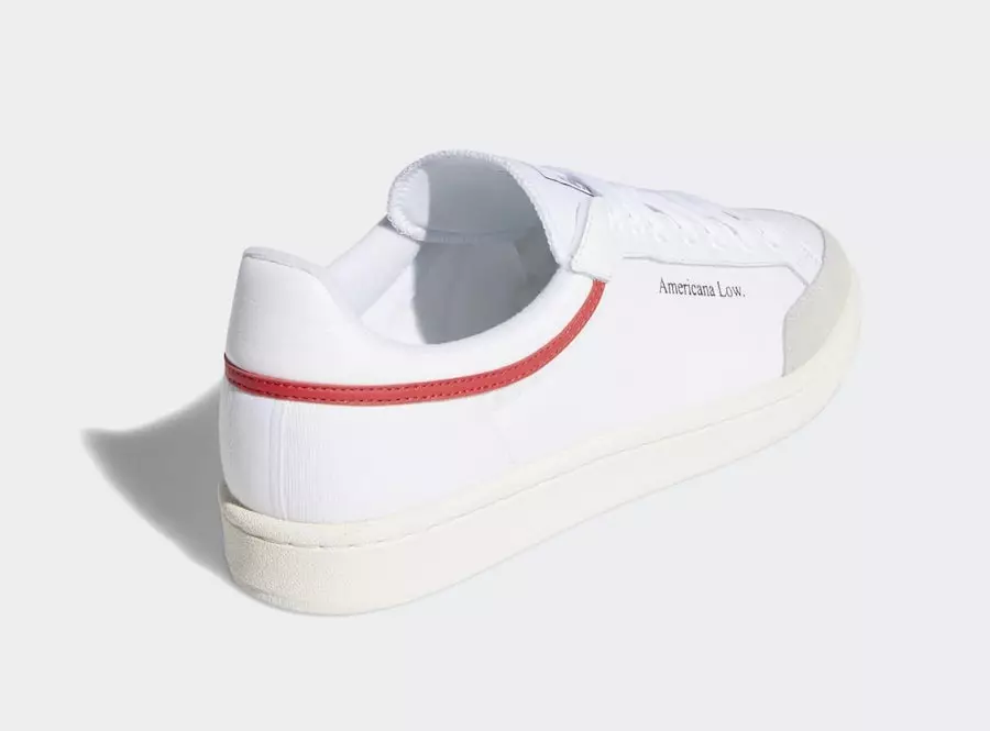 Adidas Americana Low White Red EF6385 Išleidimo data