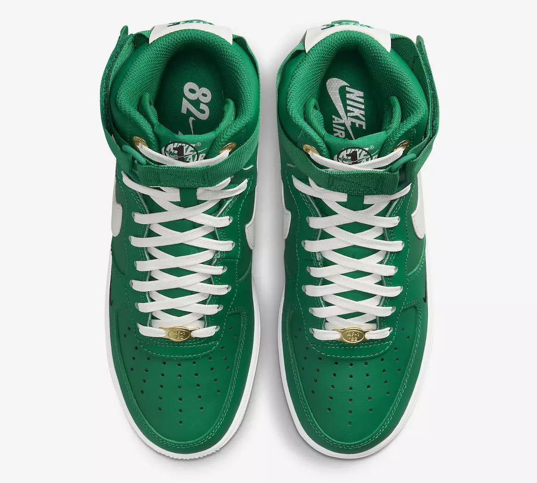 Nike Air Force 1 High Green White DQ7584-300 ဖြန့်ချိသည့်ရက်စွဲ