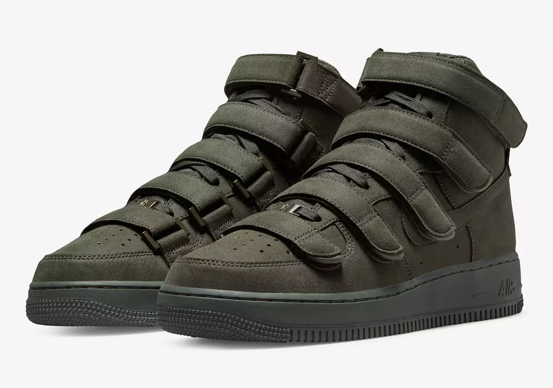 Billie Eilish Nike Air Force 1 High Sequoia DM7926-300 թողարկման ամսաթիվ