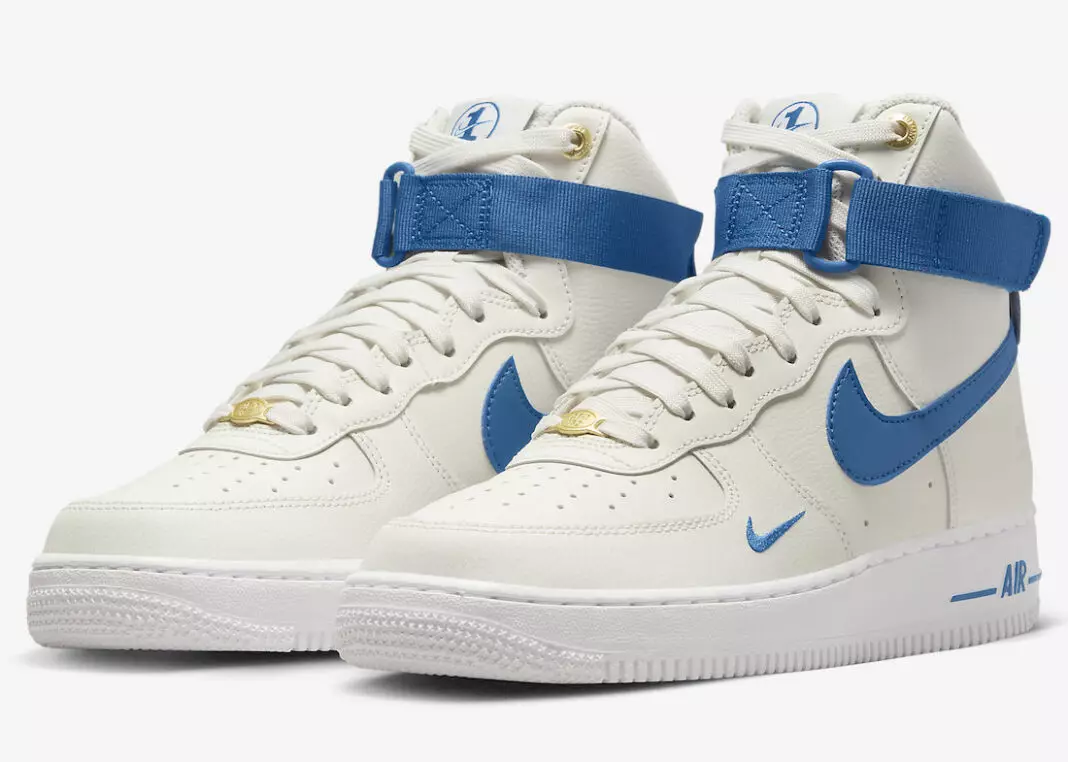 Nike Air Force 1 Høy Hvit Blå DQ7584-100 Utgivelsesdato