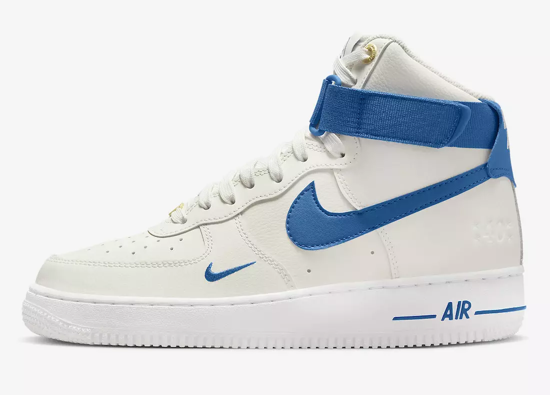 Nike Air Force 1 High Blanc Blau DQ7584-100 Data de llançament