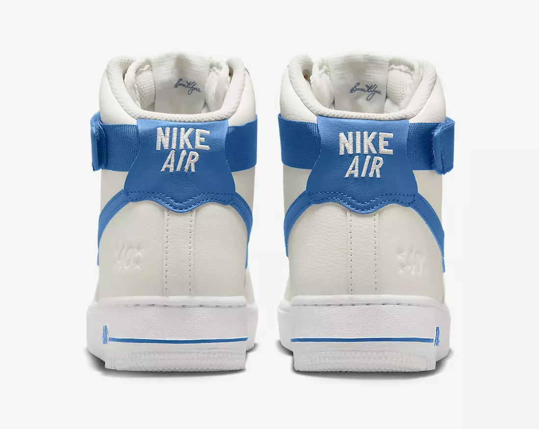 Nike Air Force 1 High White Blue DQ7584-100 Дата на издаване