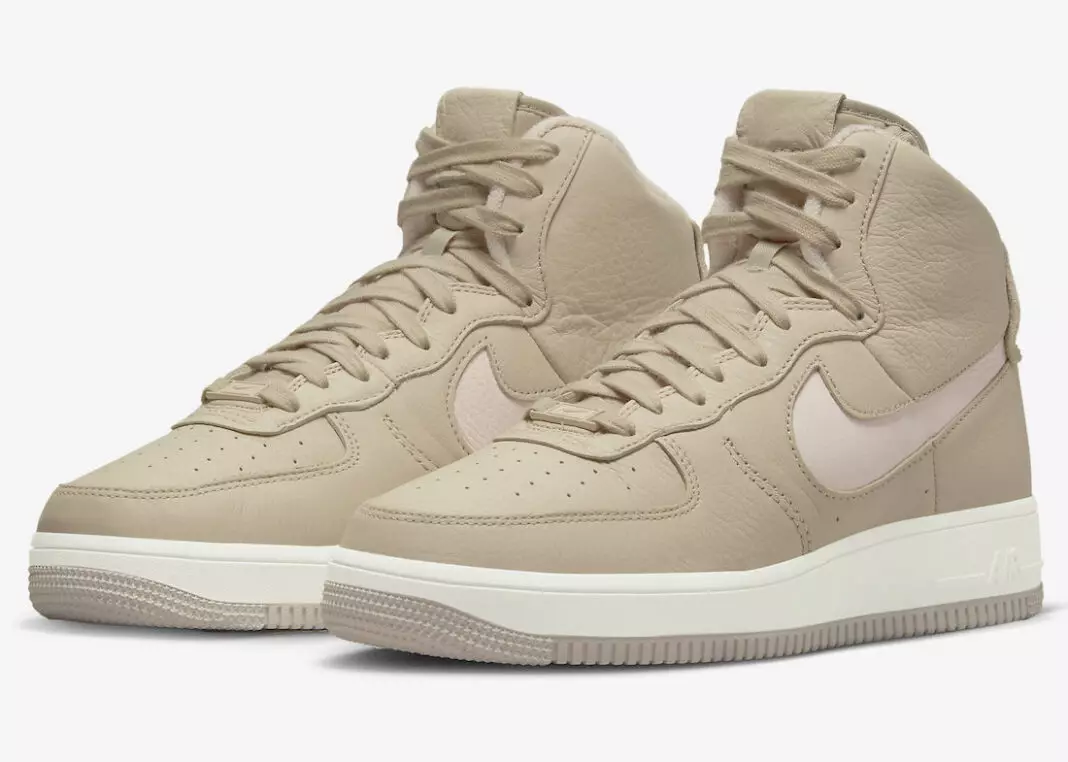 Nike Air Force 1 High Sculpt Sandrift ochiq yumshoq pushti DC3590-103 Chiqarilgan sanasi