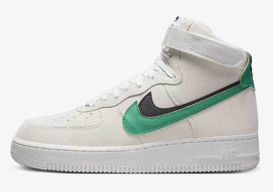 Nike Air Force 1 High Summit бел нептун зелен црн сусам DO9460-100 Датум на издавање