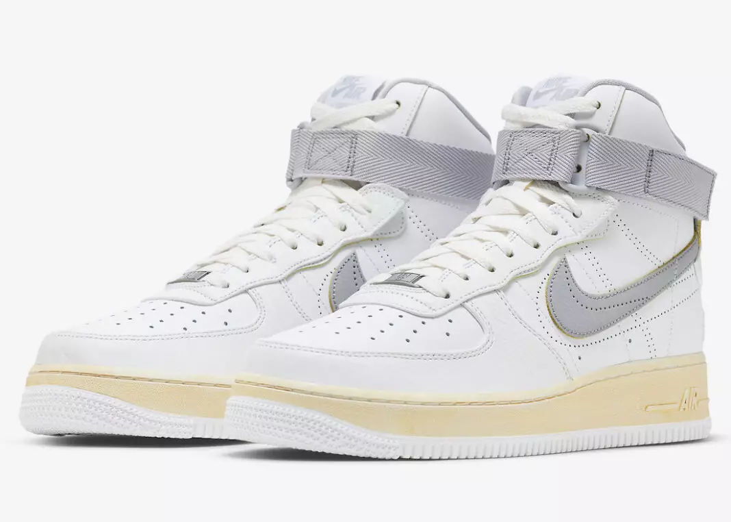 Nike Air Force 1 High White Grey DV4245-101 Tarikh Tayangan