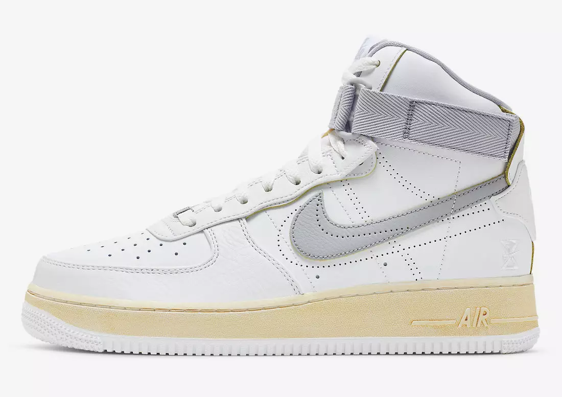 Nike Air Force 1 High White Grey DV4245-101 Data premiery