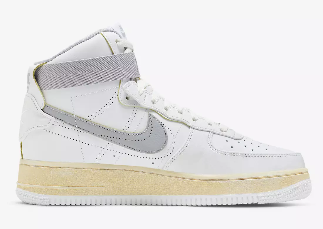 Nike Air Force 1 High White Gray DV4245-101 Datum izdavanja