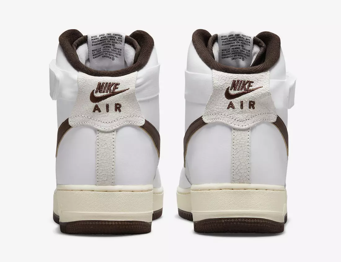 Nike Air Force 1 High Vintage Wit Chocolade DM0209-101 Releasedatum