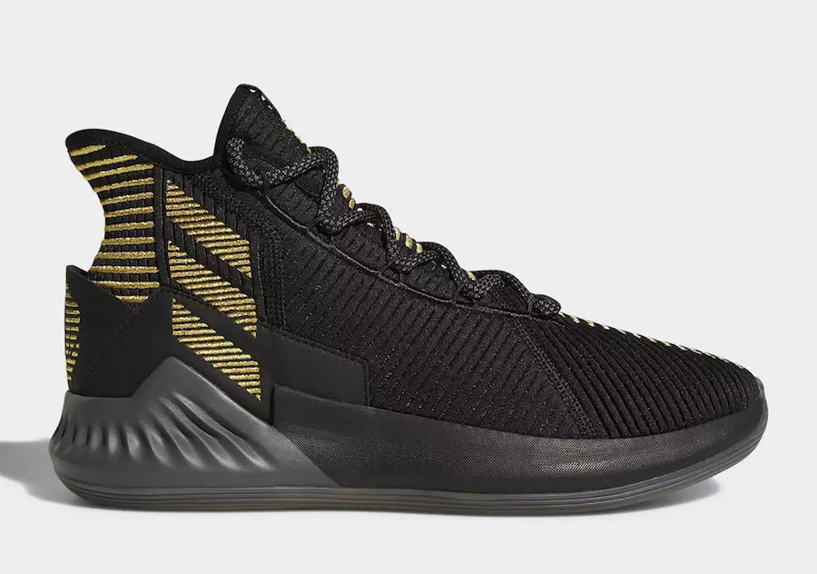 Lanzamiento de adidas D Rose 9 en negro y dorado