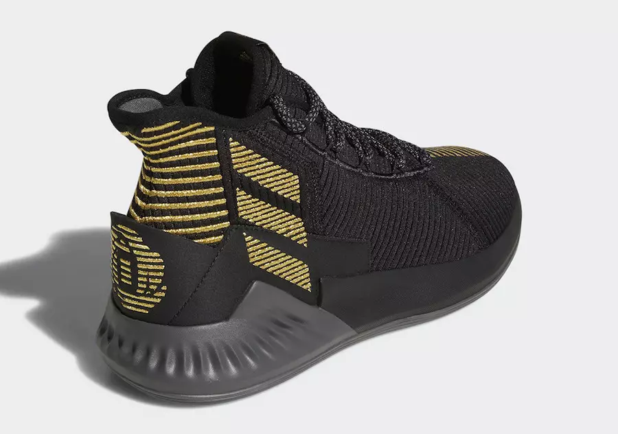 Adidas D Rose 9 Black Gold BB7657 Izlaišanas datums