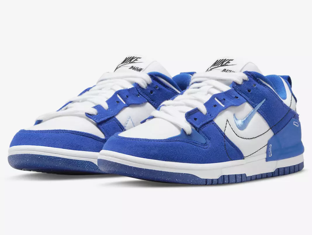 تاریخ انتشار Nike Dunk Low Disrupt 2 آبی سفید DH4402-102