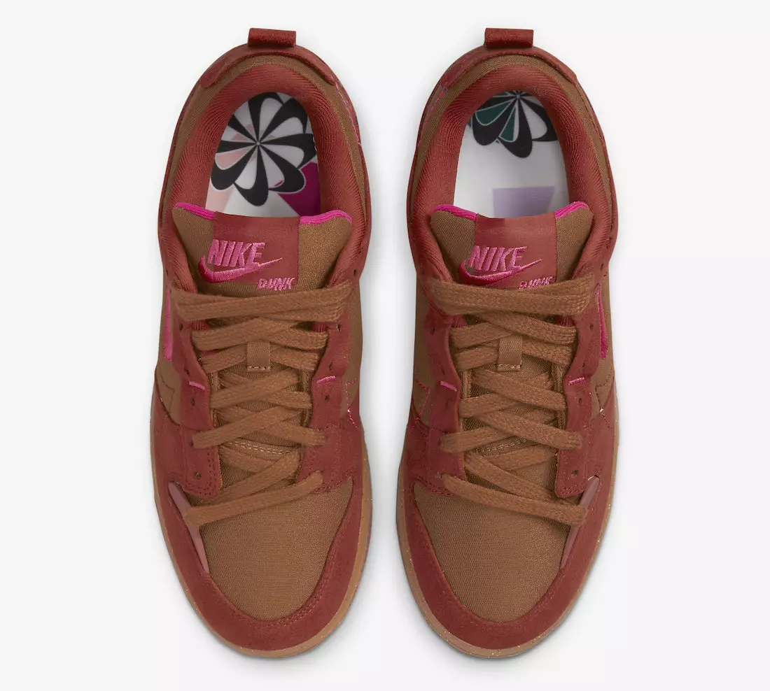 Nike Dunk Low Disrupt 2 Desert Bronze Pink Prime Rugged Orange DH4402-200 გამოშვების თარიღი