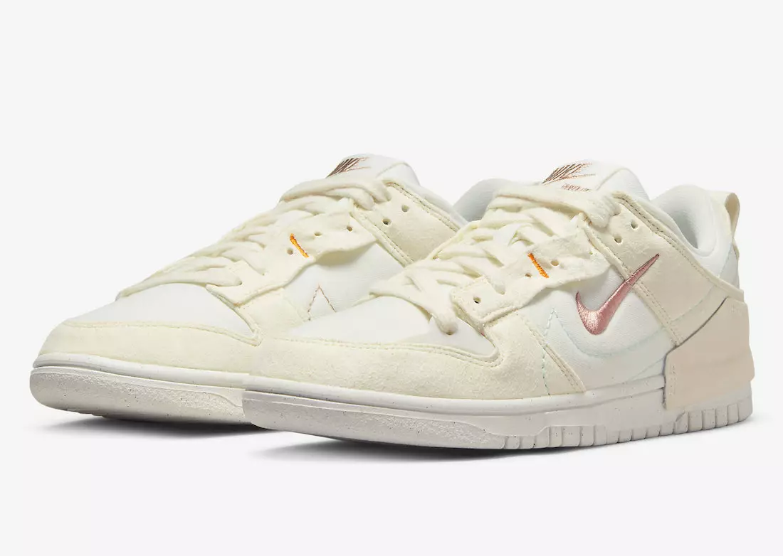 Officiële foto's van de Nike Dunk Low Disrupt 2 "Pale Ivory"