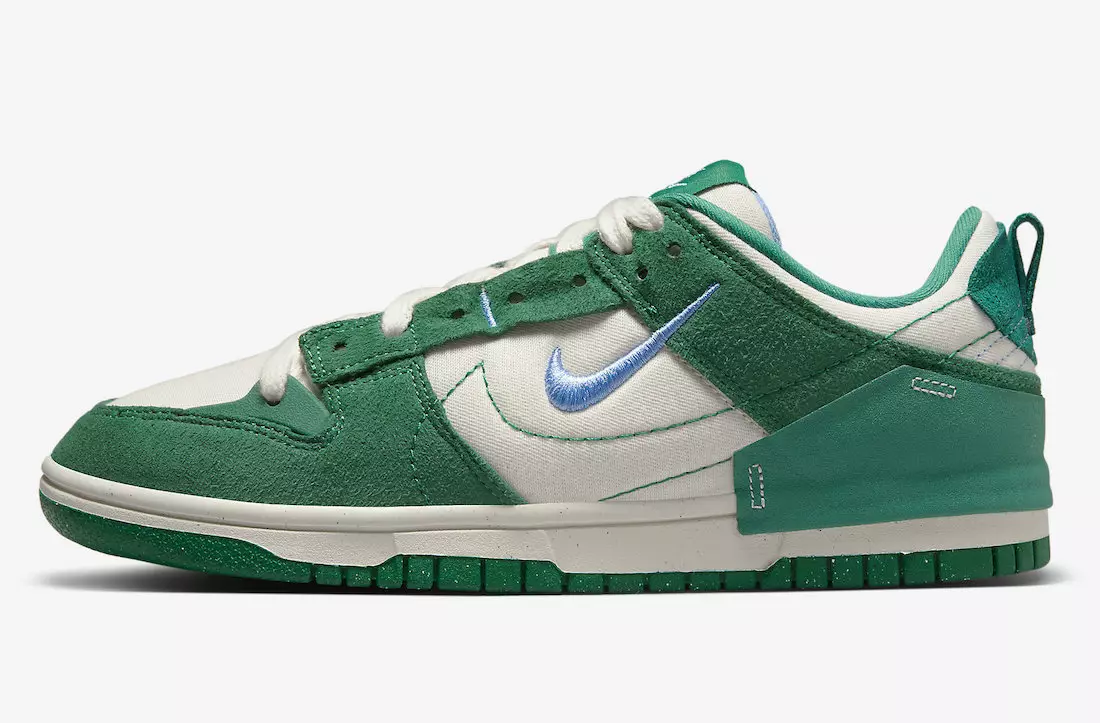 Nike Dunk Low Disrupt 2 Phantom University Blue Malachite DH4402-001 Utgivningsdatum