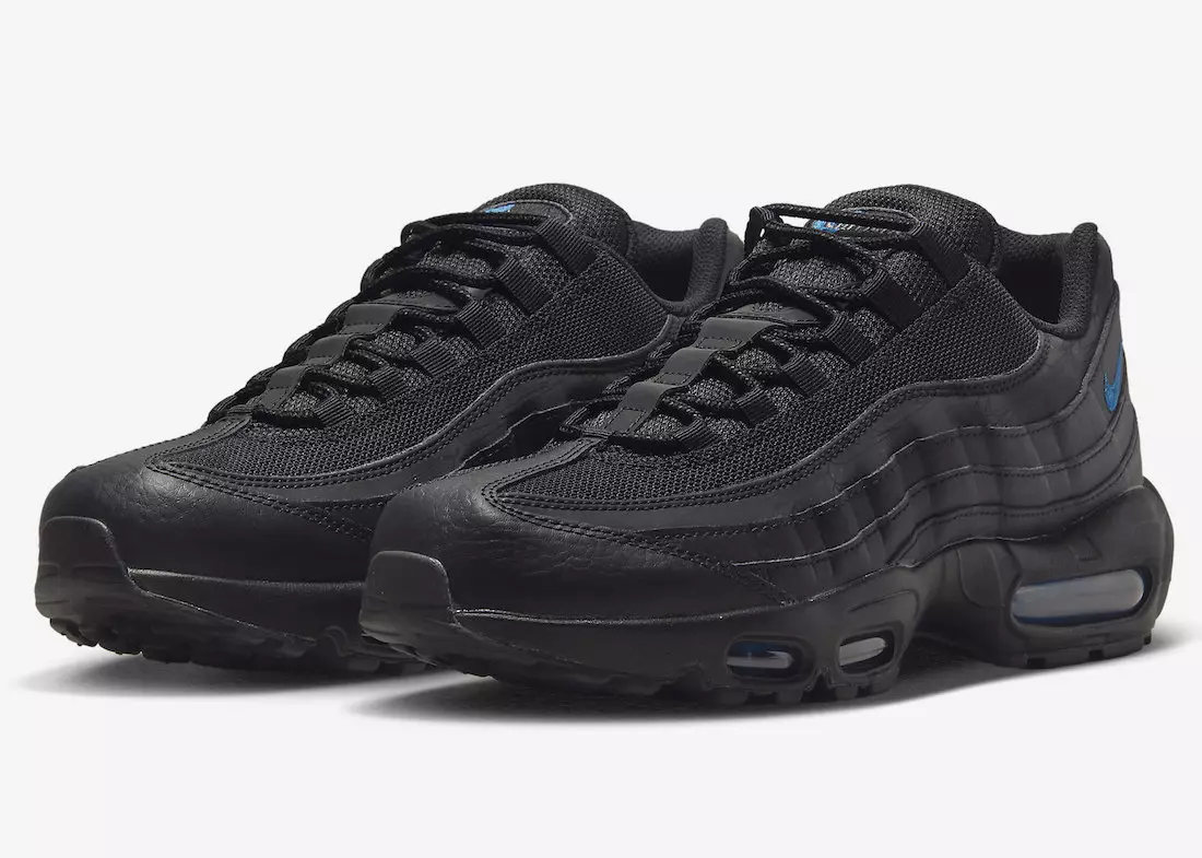 Nike Air Max 95 шағылыстыратын бөлшектері бар қара түсте пайда болады