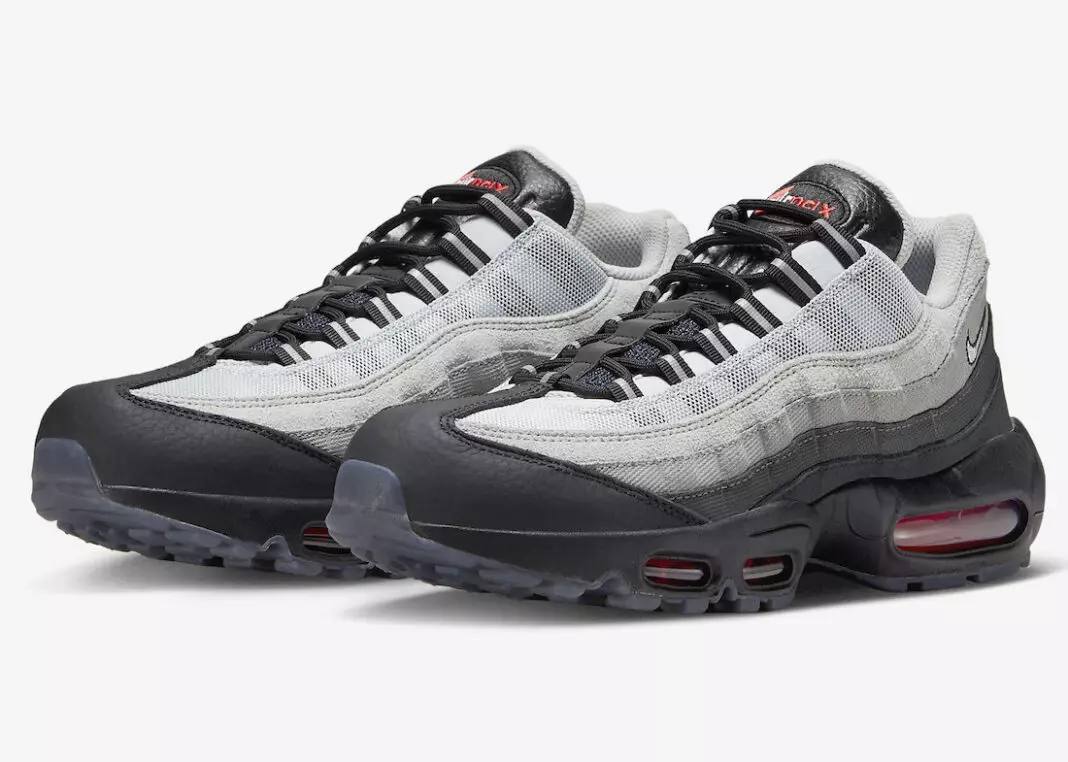 Nike Air Max 95 Noir Blanche Pure Platinum Light Smoke Gris DQ3979-001 Date de sortie