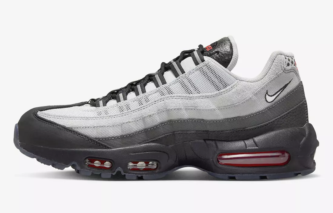 Nike Air Max 95 melnbalts tīri platīna gaiši dūmu pelēks DQ3979-001 izlaišanas datums