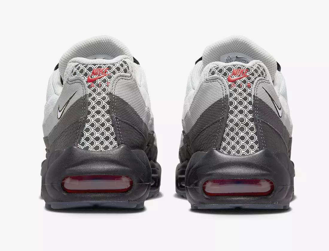 Nike Air Max 95 juoda balta gryna platininė šviesiai dūmų pilka DQ3979-001 išleidimo data