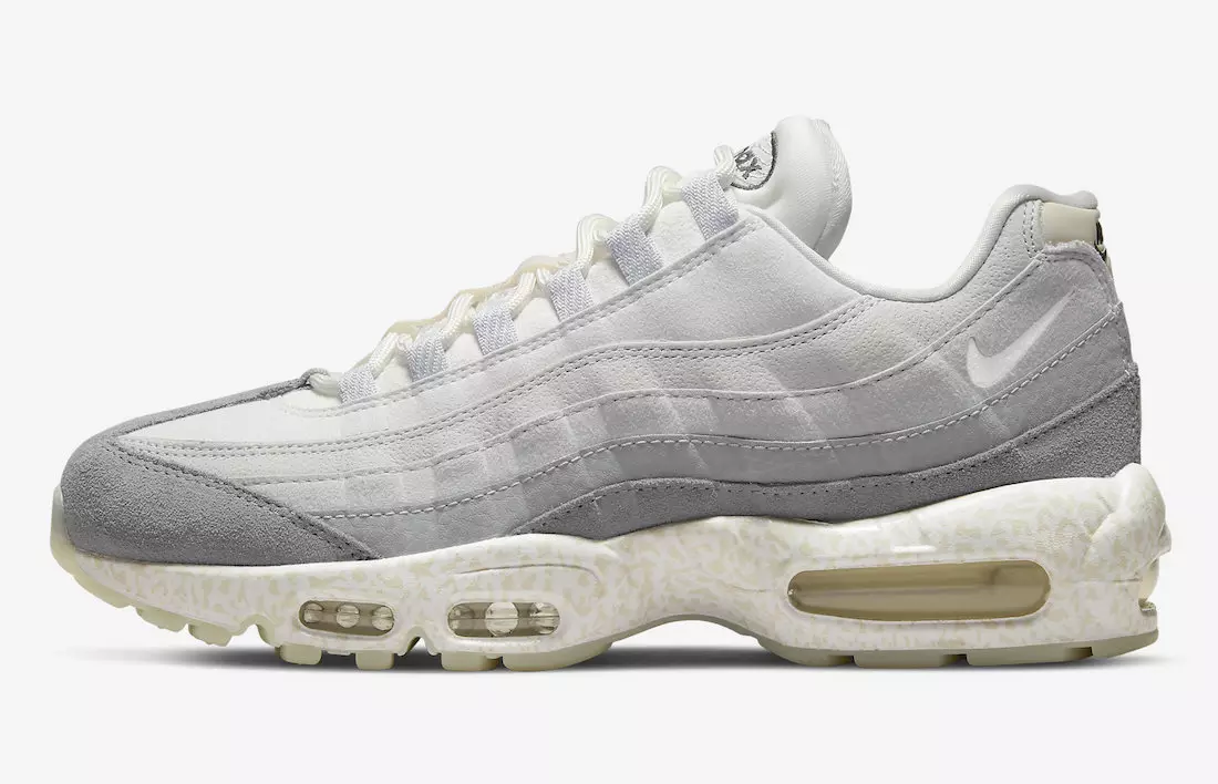 Nike Air Max 95 Zirve Beyaz Açık Kemik Soğuk Gri DV2593-100 Çıkış Tarihi