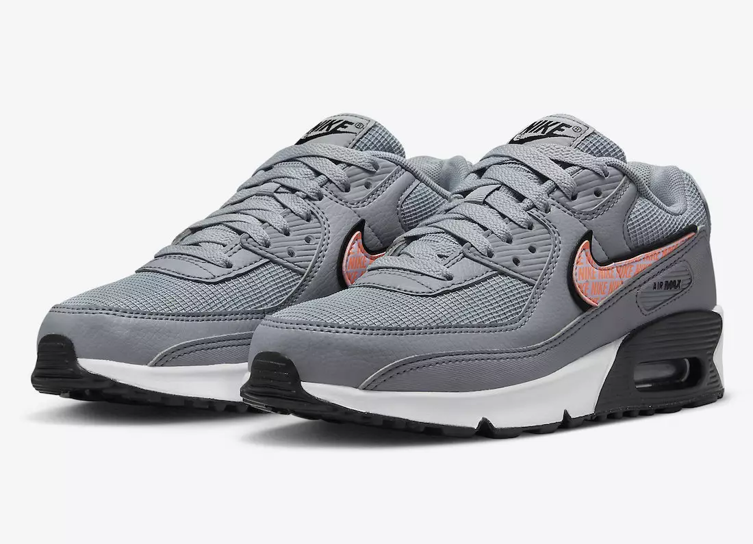 Nike Air Max 90 GS Gri Turuncu DZ5637-001 Çıkış Tarihi