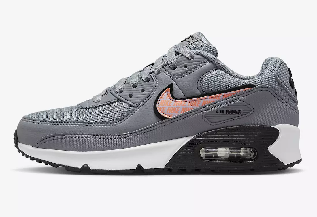 Nike Air Max 90 GS Grey Orange DZ5637-001 Ημερομηνία κυκλοφορίας