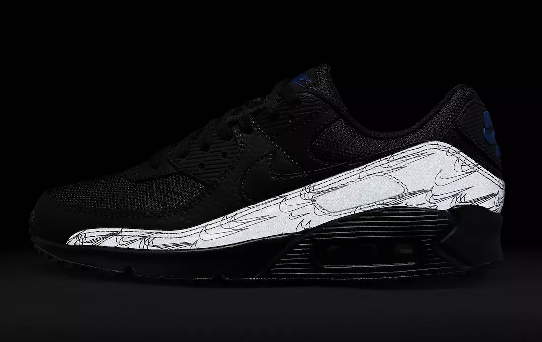 Nike Air Max 90 Black Reflective DZ4504-001 Թողարկման ամսաթիվ