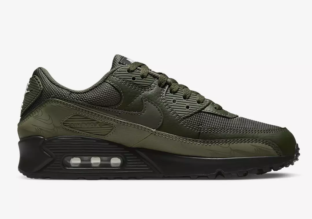 Nike Air Max 90 olīvu atstarojošais DZ4504-300 izlaišanas datums