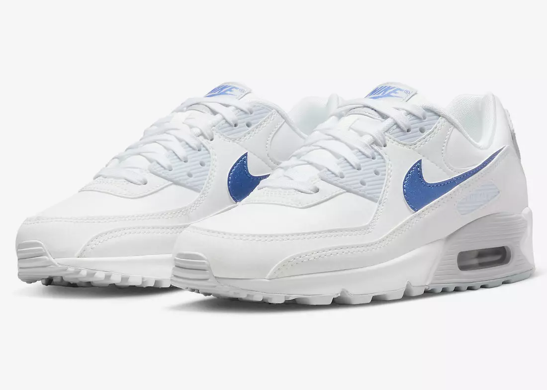 Nike Air Max 90 Vit Blå DX0115-100 Utgivningsdatum