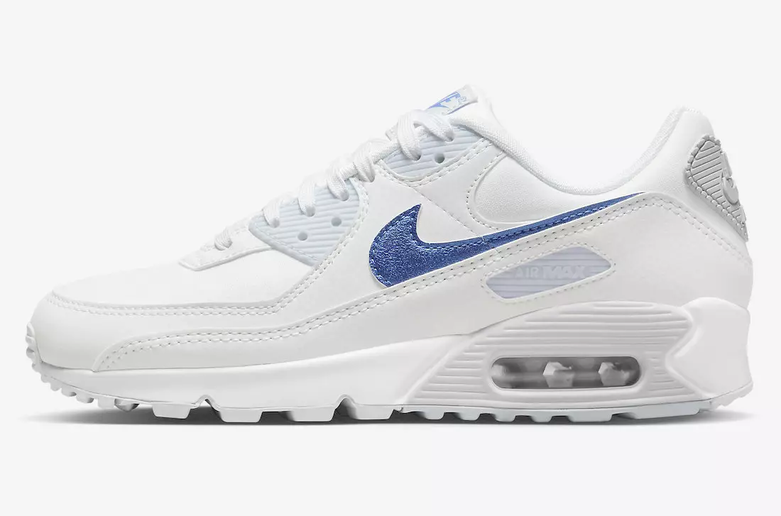 Ημερομηνία κυκλοφορίας Nike Air Max 90 White Blue DX0115-100