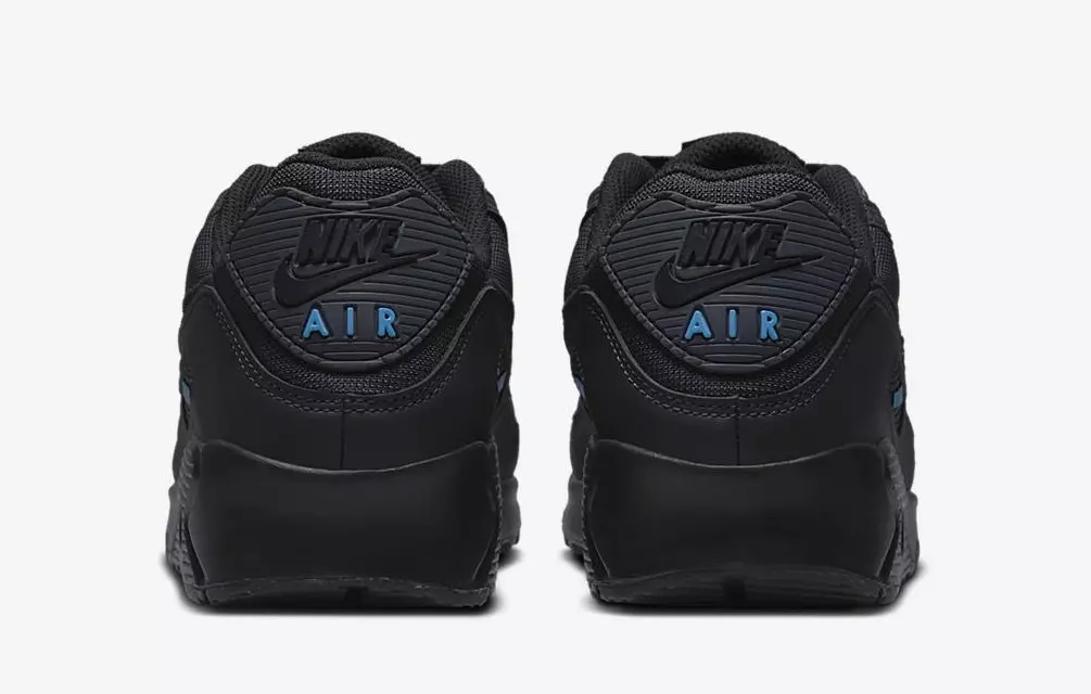 Nike Air Max 90 Dark Smoke Grey Црно ласерско сино DQ4071-002 Датум на издавање