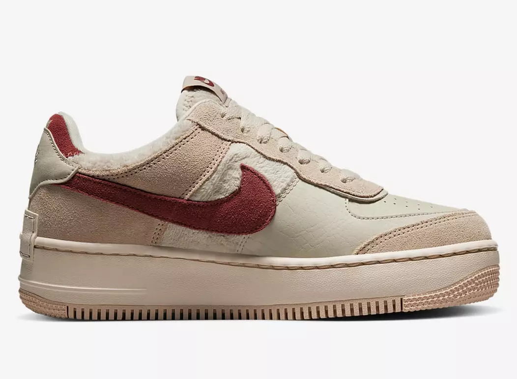 Nike Air Force 1 Shadow Shimmer Mars Stone Sanddrift Pearl White DZ4705-200 Թողարկման ամսաթիվ