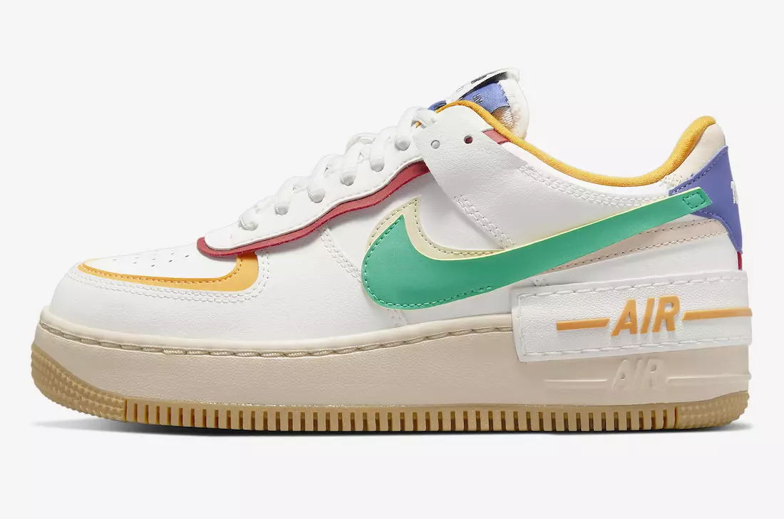 תאריך פרסום של Nike Air Force 1 Shadow Multi-Color CI0919-118